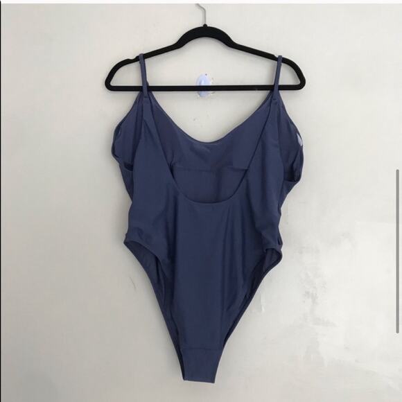 AERIE Swim High Leg Cut Out One Piece Swimsuit - Picture 6 of 8